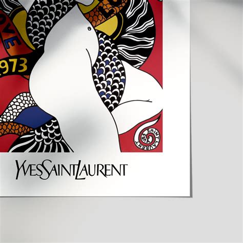 ysl love poster 1973